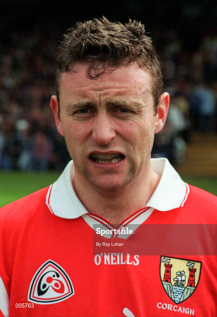 31 May 1998; Fergal Ryan of Cork during the Munster Senior Hurling Championship Quarter-Final match between Limerick and Cork at the Gaelic Grounds in Limerick. Photo by Ray Lohan/Sportsfile