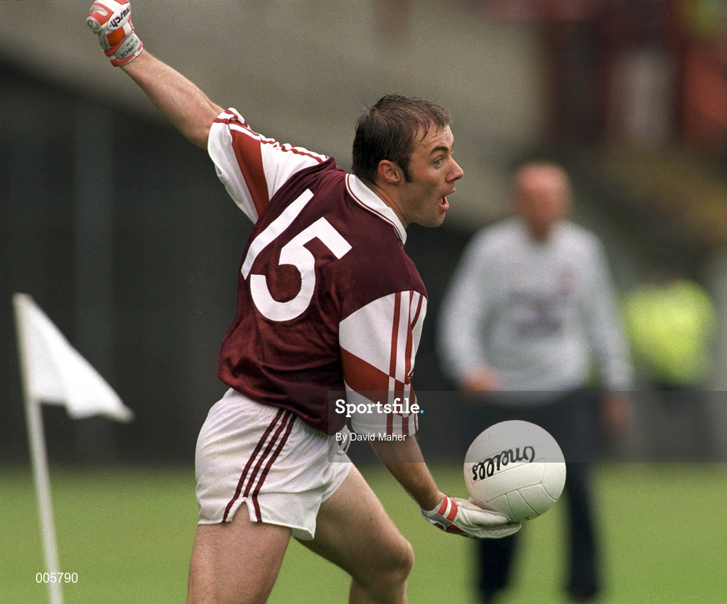 7 June 1998; Ger Heavin of Westmeath during the Leinster Senior Football Championship Quarter-Final match between Laois and Westmeath at Croke Park in Dublin. Photo by David Maher/Sportsfile