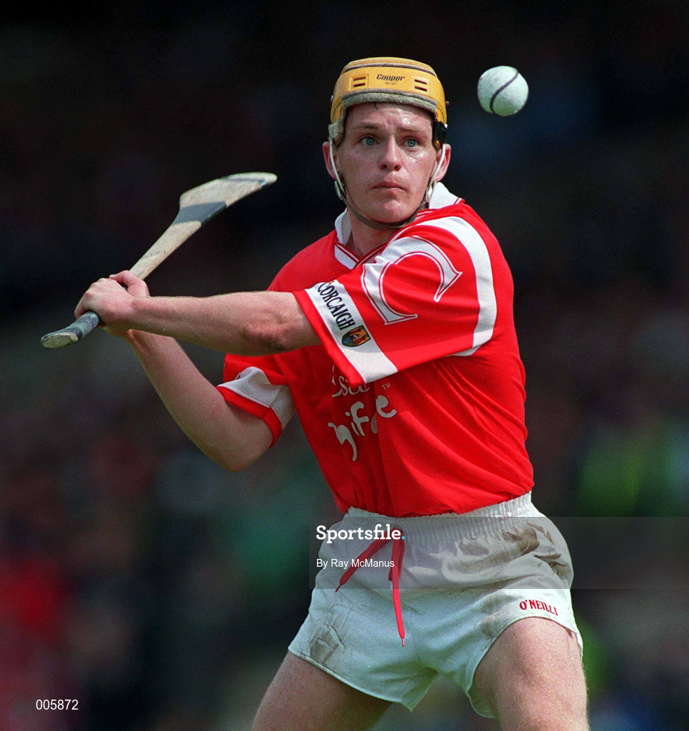 31 May 1998; Joe Deane of Cork during the Munster Senior Hurling Championship Quarter-Final match between Limerick and Cork at the Gaelic Grounds in Limerick. Photo by Ray McManus/Sportsfile
