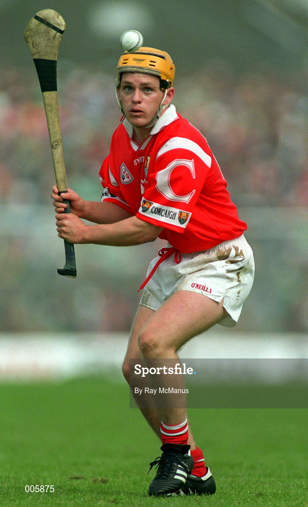 31 May 1998; Joe Deane of Cork during the Munster Senior Hurling Championship Quarter-Final match between Limerick and Cork at the Gaelic Grounds in Limerick. Photo by Ray McManus/Sportsfile