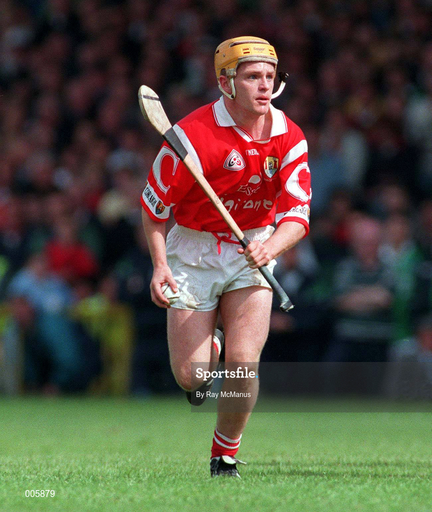 31 May 1998; Joe Deane of Cork during the Munster Senior Hurling Championship Quarter-Final match between Limerick and Cork at the Gaelic Grounds in Limerick. Photo by Ray McManus/Sportsfile