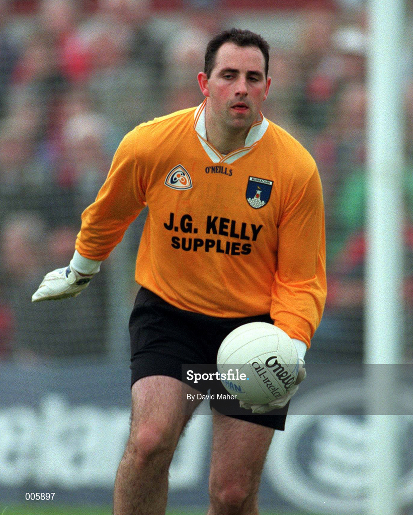 31 May 1998; John O'Connor of Monaghan during the Ulster GAA Football Senior Championship Quarter-Final match between Derry and Monaghan at Celtic Park in Derry. Photo by David Maher/Sportsfile