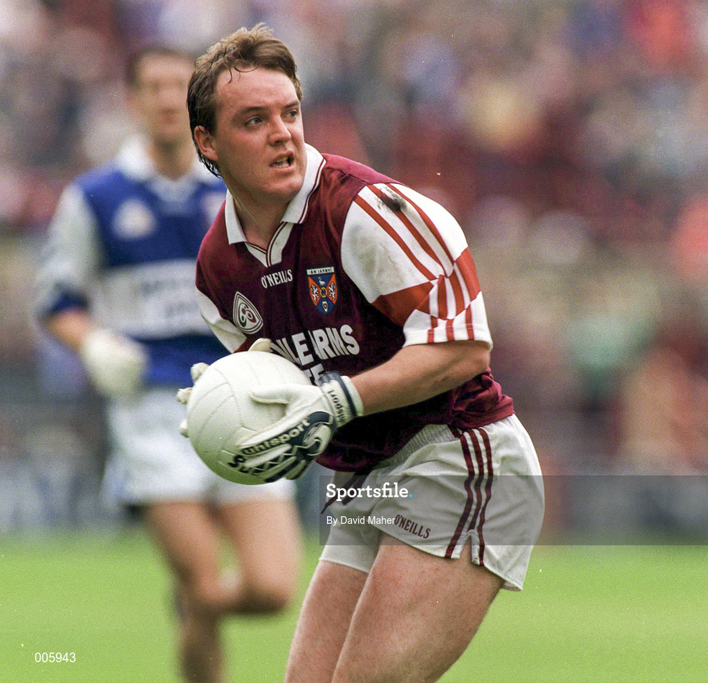 7 June 1998; Kenny Lyons of Westmeath during the Leinster Senior Football Championship Quarter-Final match between Laois and Westmeath at Croke Park in Dublin. Photo by David Maher/Sportsfile