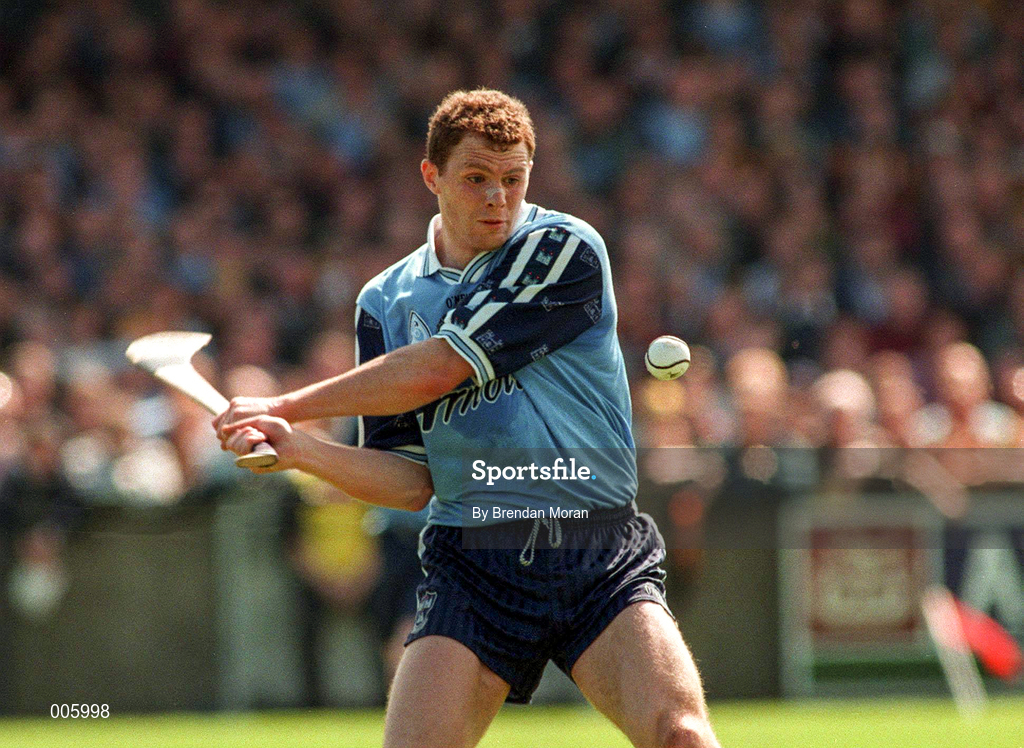 31 May 1998; Liam Walsh of Dublin during the Leinster GAA Hurling Senior Championship Quarter-Final match between Dublin and Kilkenny at Parnell Park in Dublin. Photo by Brendan Moran/Sportsfile