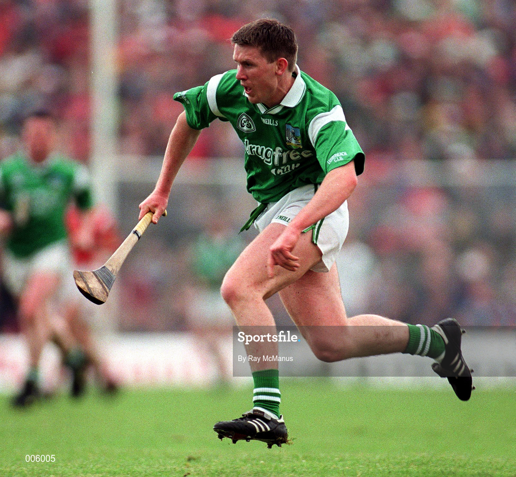 31 May 1998; Mark Foley of Limerick during the Munster Senior Hurling Championship Quarter-Final match between Limerick and Cork at the Gaelic Grounds in Limerick. Photo by Ray McManus/Sportsfile