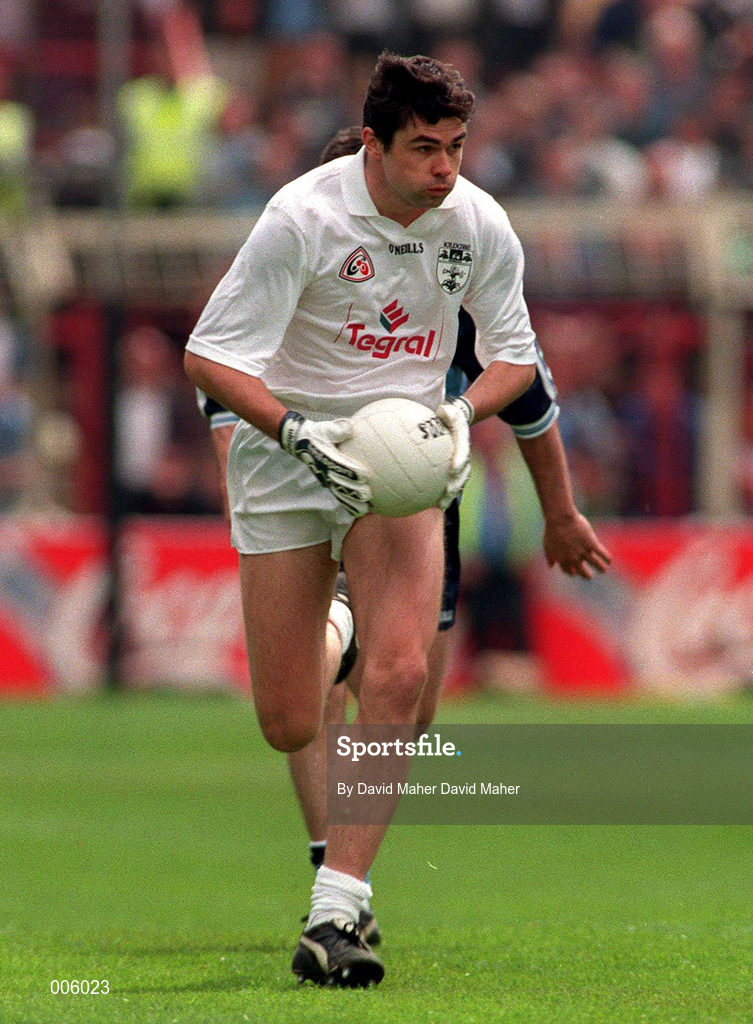 7 June 1998; Martin Lynch of Kildare during the Leinster Senior Football Championship Quarter-Final match between Dublin and Kildare at Croke Park in Dublin. Photo by David Maher/Sportsfile