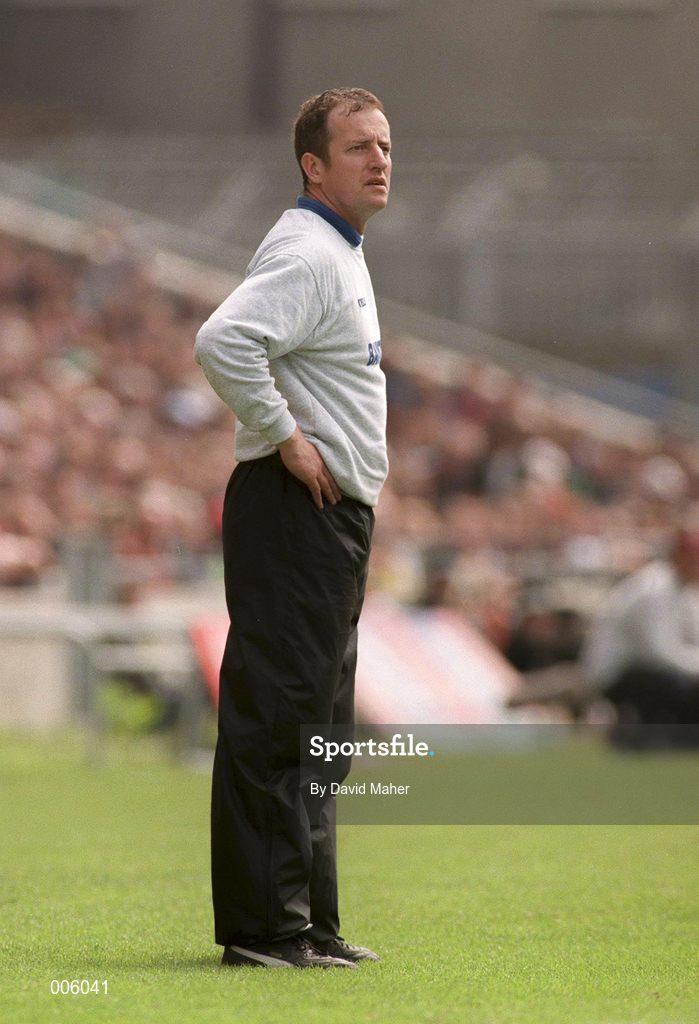 7 June 1998; Laois Manager Michael Dempsey during the Leinster Senior Football Championship Quarter-Final match between Laois and Westmeath at Croke Park in Dublin. Photo by David Maher/Sportsfile