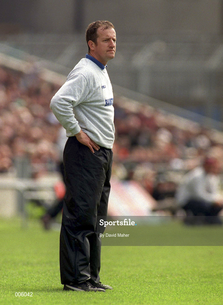 7 June 1998; Laois Manager Michael Dempsey during the Leinster Senior Football Championship Quarter-Final match between Laois and Westmeath at Croke Park in Dublin. Photo by David Maher/Sportsfile