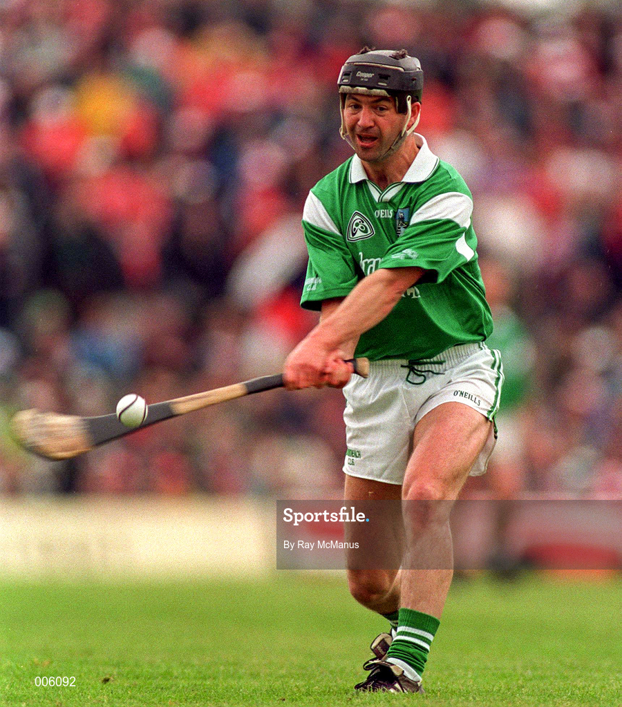 31 May 1998; Mike Gilligan of Limerick during the Munster Senior Hurling Championship Quarter-Final match between Limerick and Cork at the Gaelic Grounds in Limerick. Photo by Ray McManus/Sportsfile