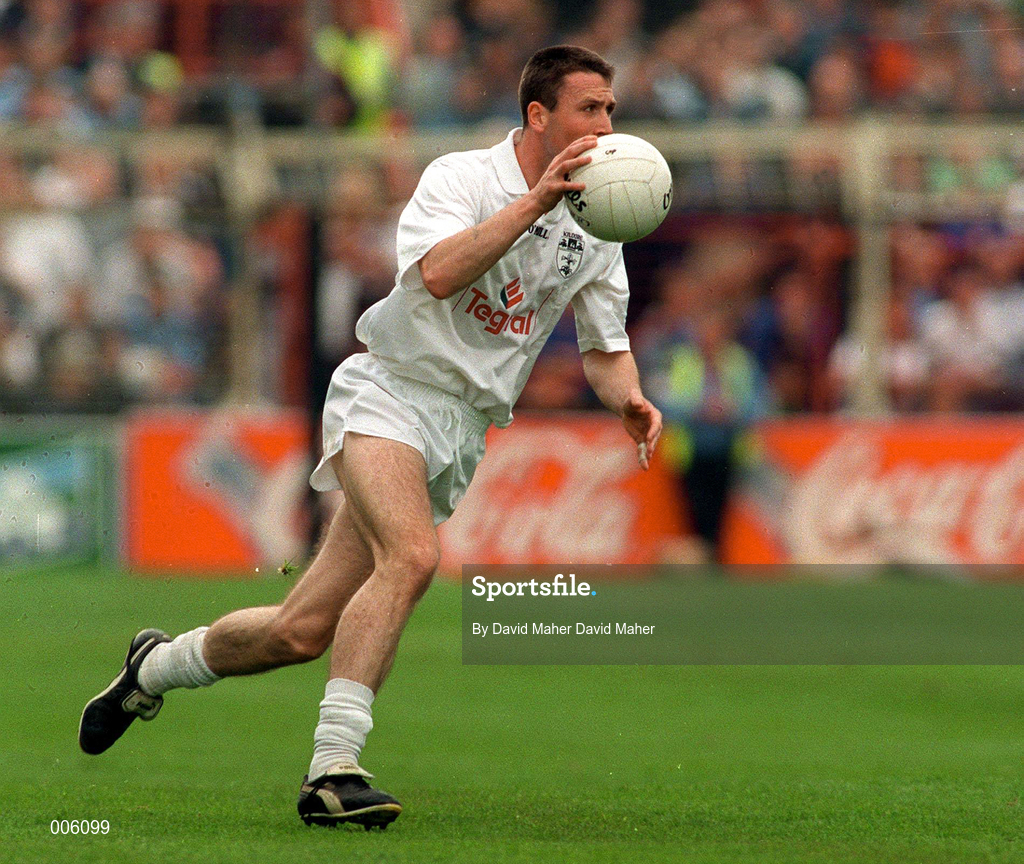 7 June 1998; Niall Buckley of Kildare during the Leinster Senior Football Championship Quarter-Final match between Dublin and Kildare at Croke Park in Dublin. Photo by David Maher/Sportsfile