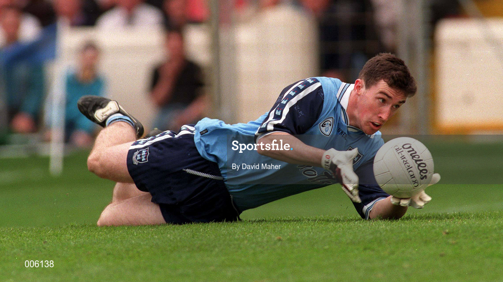 7 June 1998; Paddy Christie of Dublin during the Leinster Senior Football Championship Quarter-Final match between Dublin and Kildare at Croke Park in Dublin. Photo by David Maher/Sportsfile