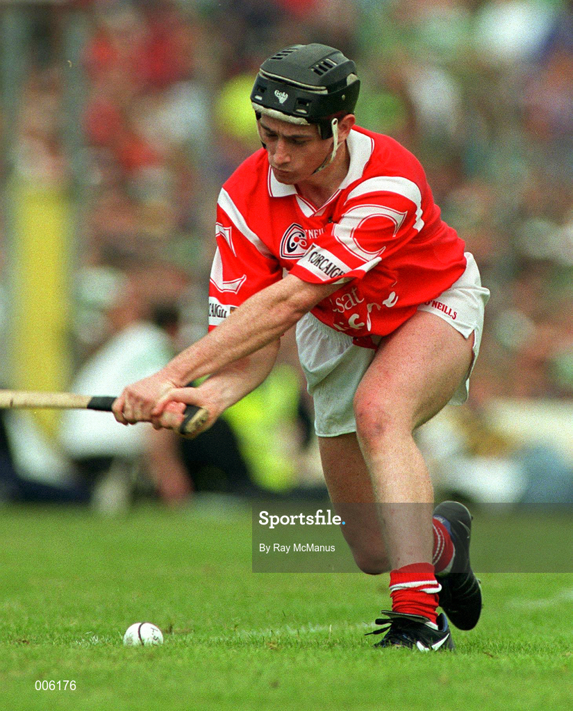 31 May 1998; Pat Ryan of Cork during the Munster Senior Hurling Championship Quarter-Final match between Limerick and Cork at the Gaelic Grounds in Limerick. Photo by Ray McManus/Sportsfile