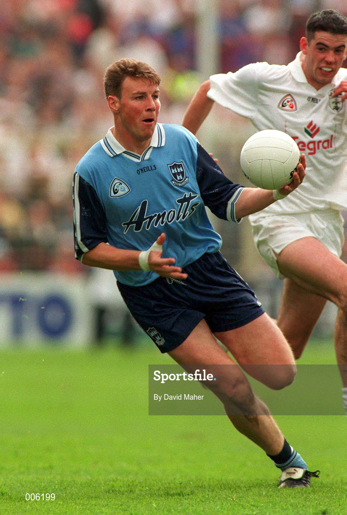 7 June 1998; Paul Bealin of Dublin during the Leinster Senior Football Championship Quarter-Final match between Dublin and Kildare at Croke Park in Dublin. Photo by David Maher/Sportsfile