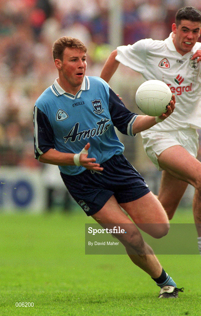 7 June 1998; Paul Bealin of Dublin during the Leinster Senior Football Championship Quarter-Final match between Dublin and Kildare at Croke Park in Dublin. Photo by David Maher/Sportsfile