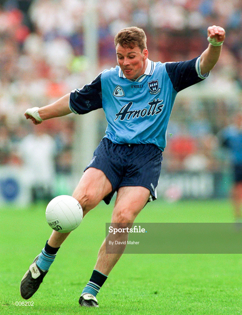 7 June 1998; Paul Bealin of Dublin during the Leinster Senior Football Championship Quarter-Final match between Dublin and Kildare at Croke Park in Dublin. Photo by David Maher/Sportsfile