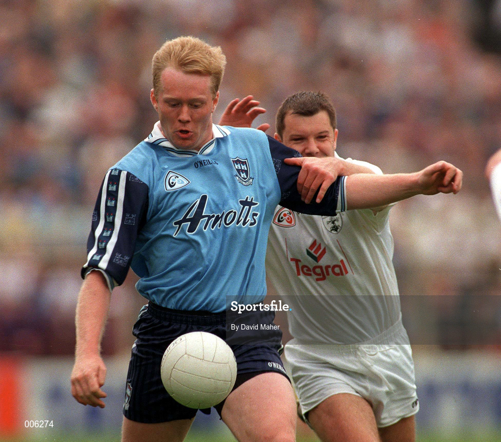 7 June 1998; Robbie Boyle of Dublin during the Leinster Senior Football Championship Quarter-Final match between Dublin and Kildare at Croke Park in Dublin. Photo by David Maher/Sportsfile