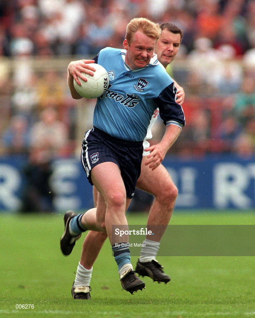 7 June 1998; Robbie Boyle of Dublin during the Leinster Senior Football Championship Quarter-Final match between Dublin and Kildare at Croke Park in Dublin. Photo by David Maher/Sportsfile