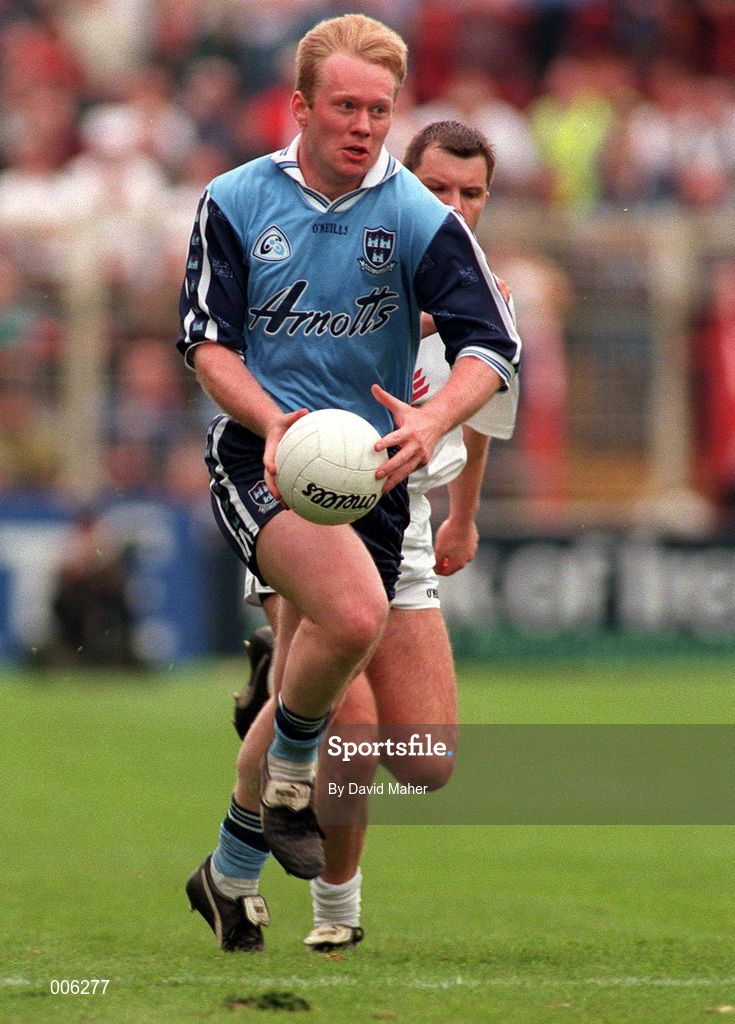 7 June 1998; Robbie Boyle of Dublin during the Leinster Senior Football Championship Quarter-Final match between Dublin and Kildare at Croke Park in Dublin. Photo by David Maher/Sportsfile