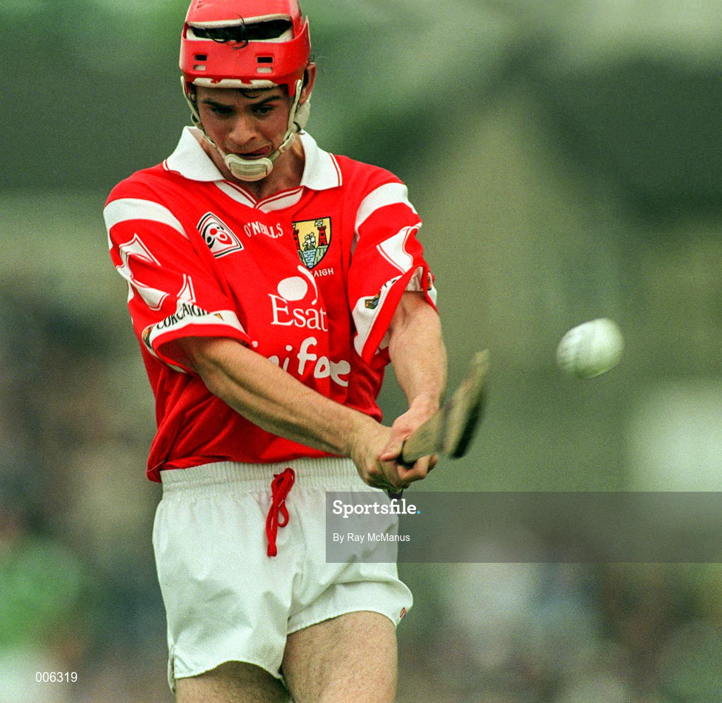 31 May 1998; Sean McGrath of Cork during the Munster Senior Hurling Championship Quarter-Final match between Limerick and Cork at the Gaelic Grounds in Limerick. Photo by Ray McManus/Sportsfile