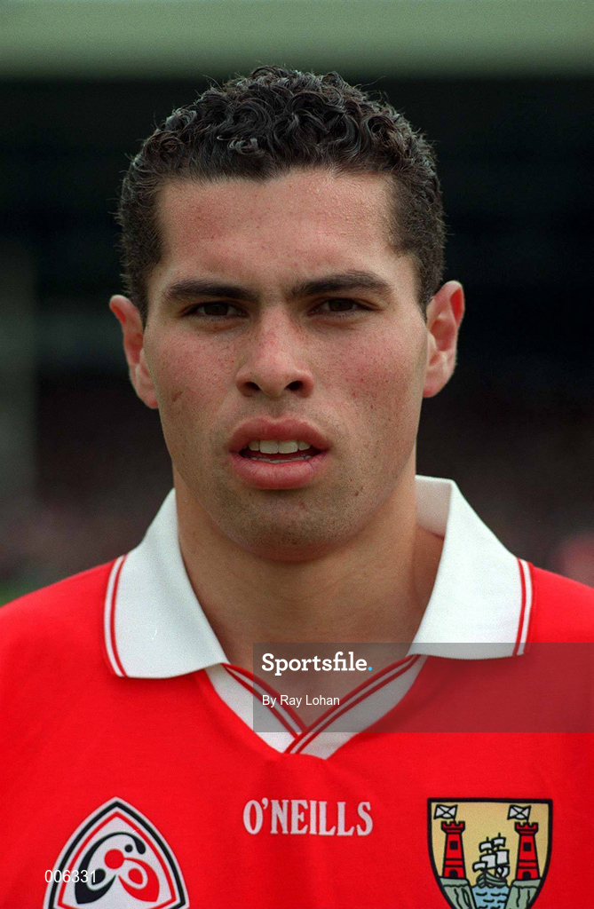 31 May 1998; Seán Og O Hailpin of Cork before the Munster Senior Hurling Championship Quarter-Final match between Limerick and Cork at the Gaelic Grounds in Limerick. Photo by Ray Lohan/Sportsfile