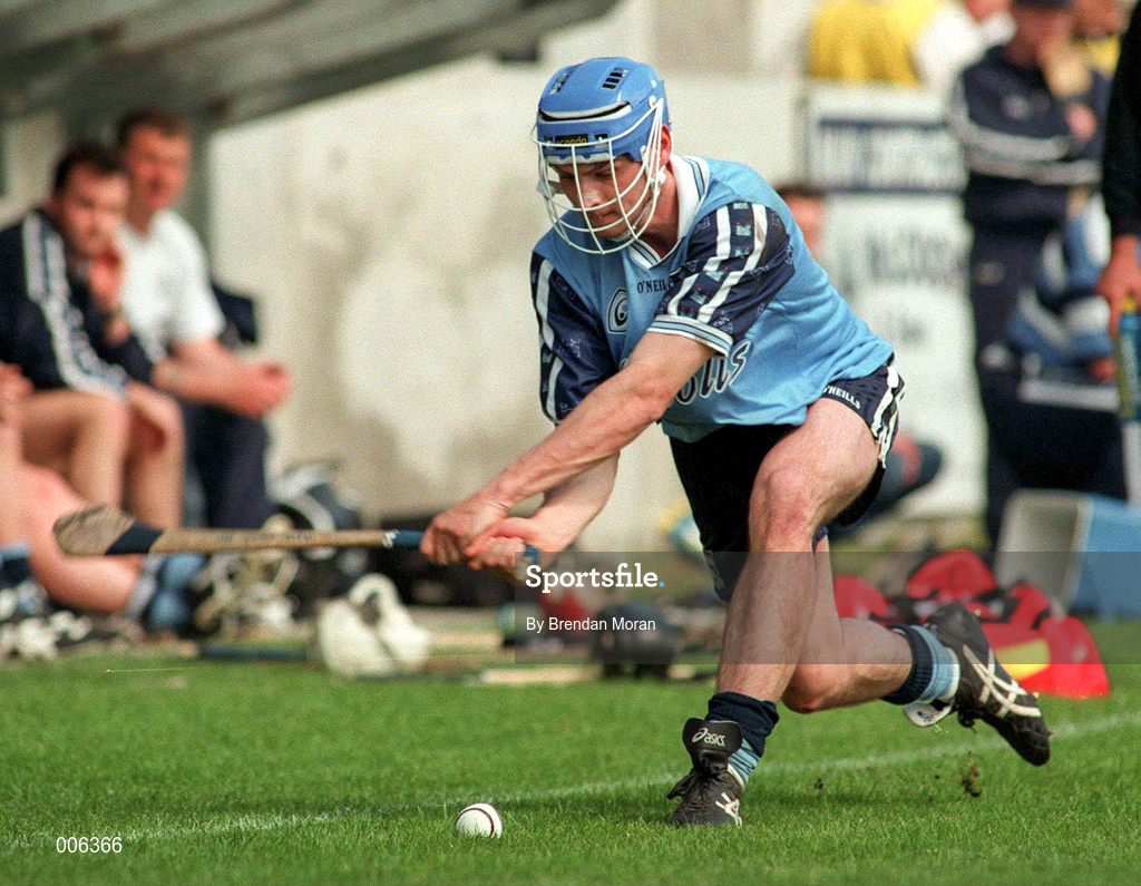 31 May 1998; Stephen Perkins of Dublin during the Leinster GAA Hurling Senior Championship Quarter-Final match between Dublin and Kilkenny at Parnell Park in Dublin. Photo by Brendan Moran/Sportsfile