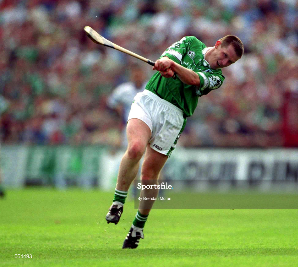 10 June 2001; Mark Foley of Limerick during the Guinness Munster Senior Hurling Championship Semi-Final match between Limerick and Waterford at Páirc Uí Chaoimh in Cork. Photo by Brendan Moran/Sportsfile