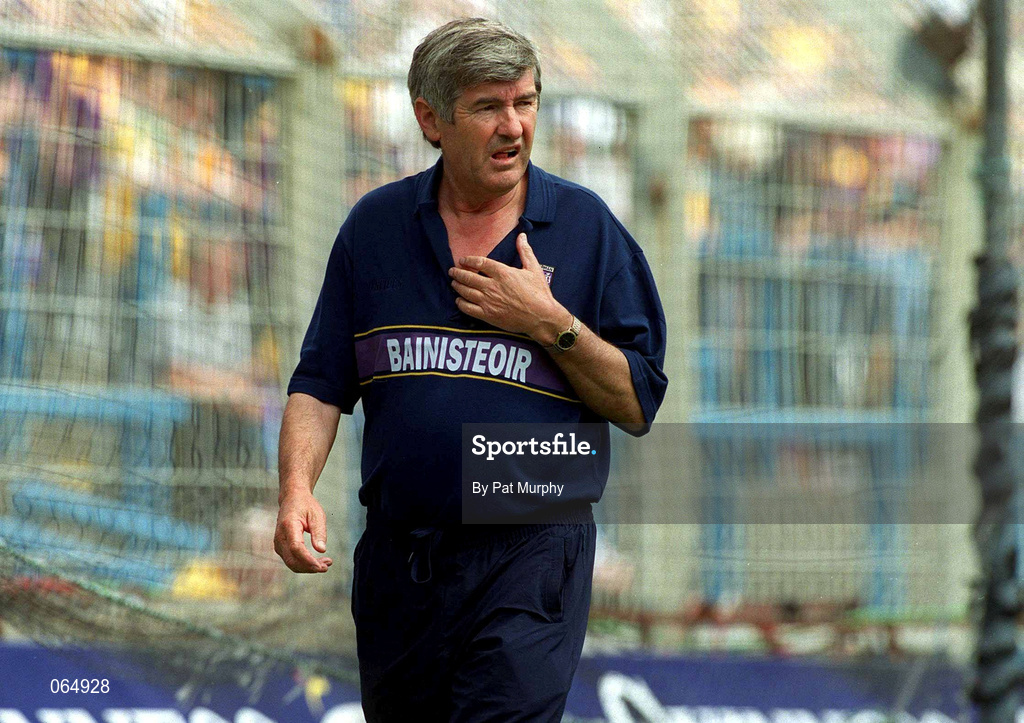 10 June 2001; Wexford manager Tony Dempsey during the Guinness Leinster Senior Hurling Championship Semi-Final match between Wexford and Laois at Croke Park in Dublin. Photo by Pat Murphy/Sportsfile