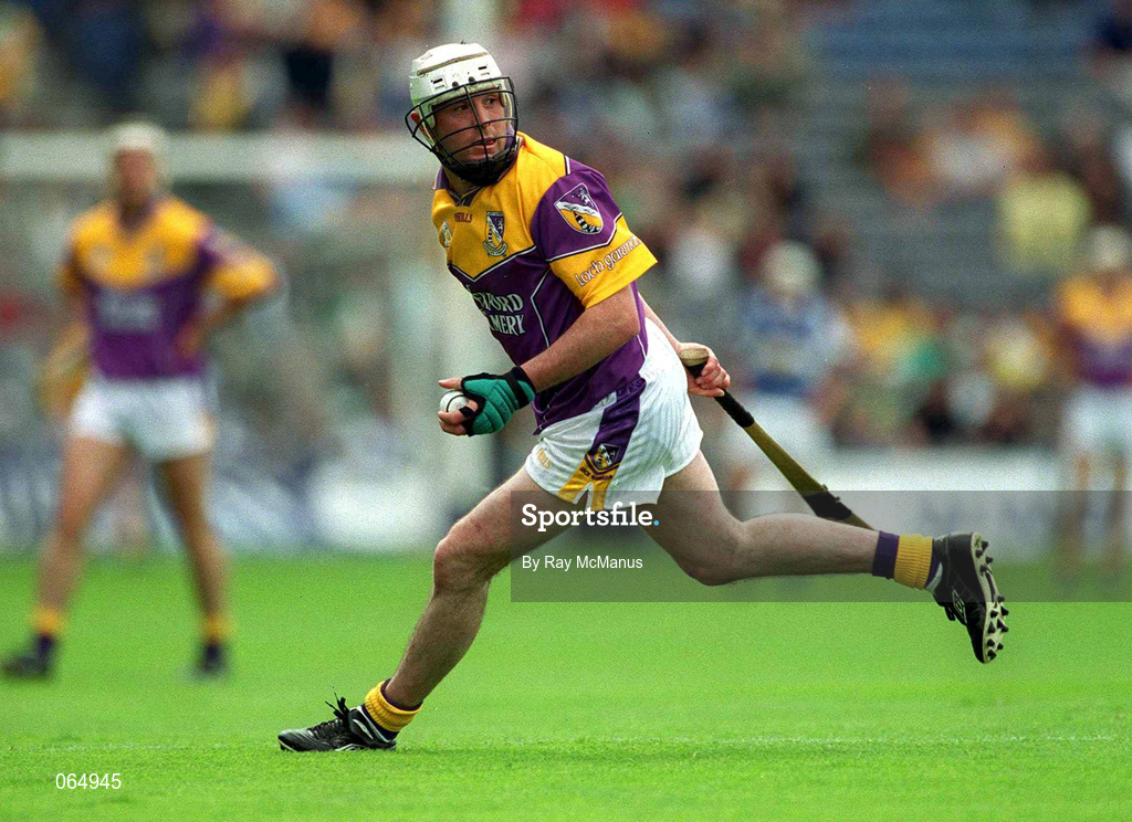 10 June 2001; Paul Codd of Wexford during the Guinness Leinster Senior Hurling Championship Semi-Final match between Wexford and Laois at Croke Park in Dublin. Photo by Ray McManus/Sportsfile