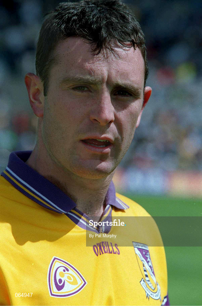 10 June 2001; Paul Codd of Wexford ahead of the Guinness Leinster Senior Hurling Championship Semi-Final match between Wexford and Laois at Croke Park in Dublin. Photo by Pat Murphy/Sportsfile