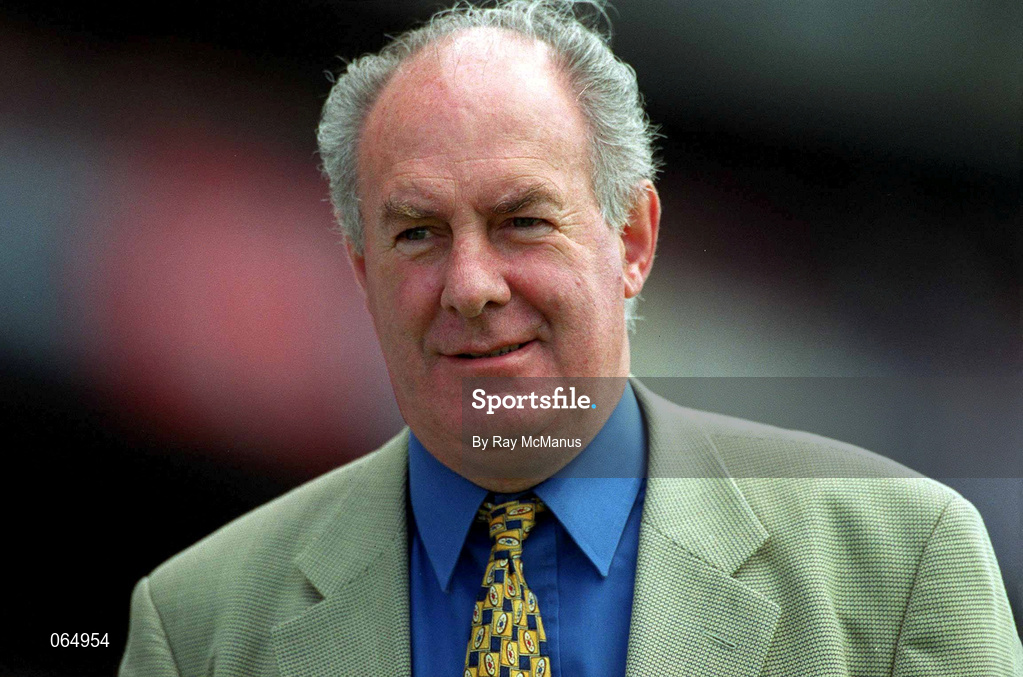 10 June 2001; Sean O'Laoire, GAA Official, ahead of the Guinness Leinster Senior Hurling Championship Semi-Final match between Wexford and Laois at Croke Park in Dublin. Photo by Ray McManus/Sportsfile