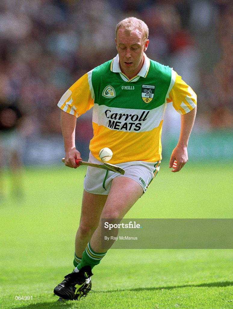 10 June 2001; John Troy of Offaly during the Guinness Leinster Senior Hurling Championship Semi-Final match between Kilkenny and Offaly at Croke Park in Dublin. Photo by Ray McManus/Sportsfile