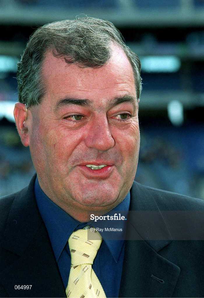 10 June 2001; GAA Commentator Ger Canning ahead of the Guinness Leinster Senior Hurling Championship Semi-Final match between Kilkenny and Offaly at Croke Park in Dublin. Photo by Ray McManus/Sportsfile