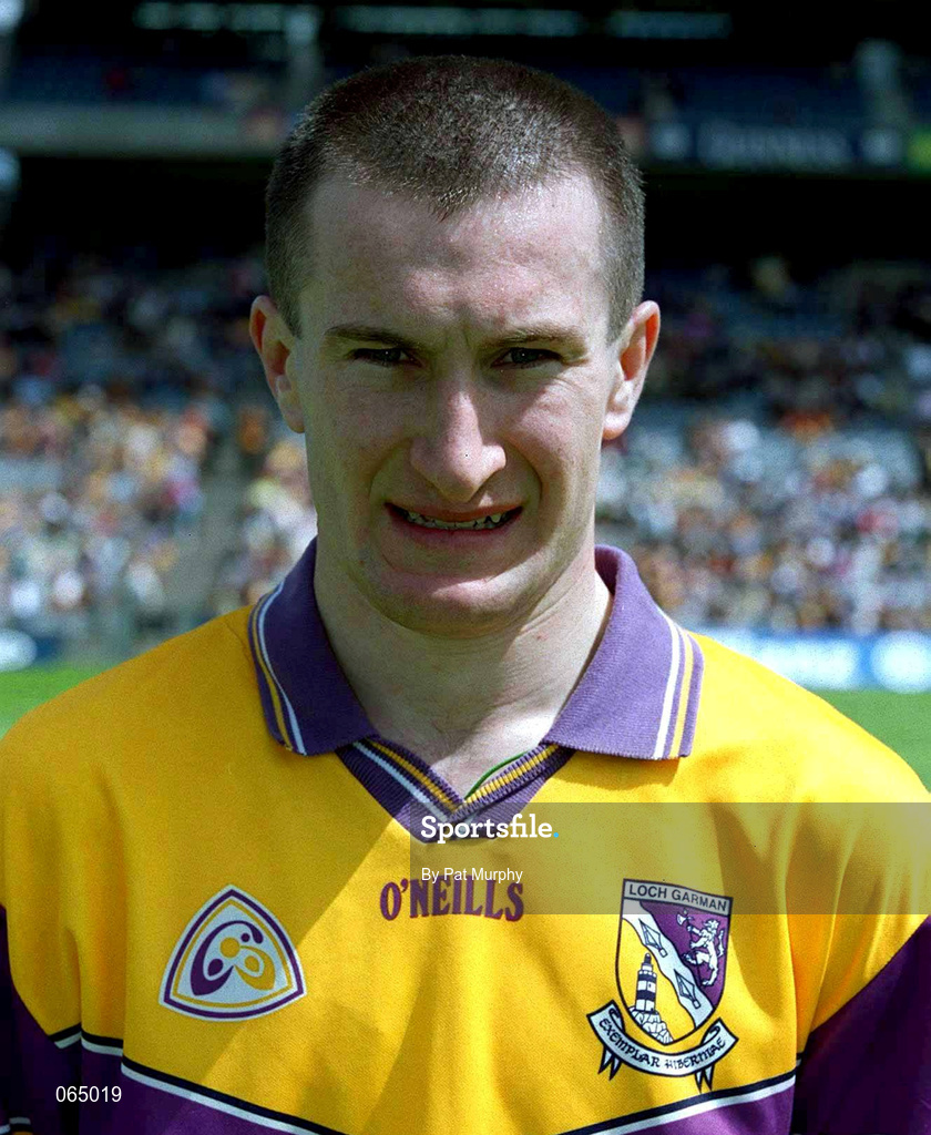 10 June 2001; Barry Goff of Wexford ahead of the Guinness Leinster Senior Hurling Championship Semi-Final match between Wexford and Laois at Croke Park in Dublin. Photo by Pat Murphy/Sportsfile