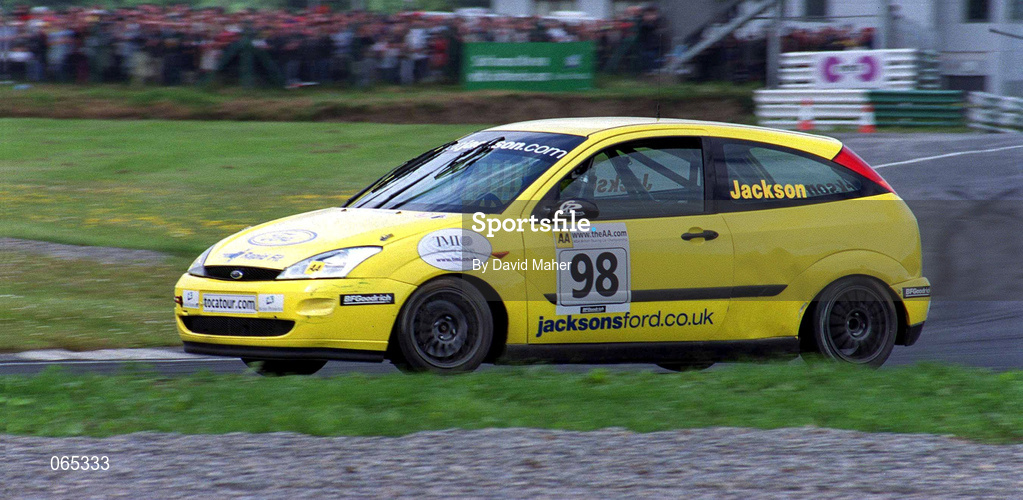 17 June 2001; Mat Jackson of Great Britain, in his GR Motorsport Ford Focus, during Round 5 of the British Touring Car Championship at Mondello Park in Naas, Kildare. Photo by David Maher/Sportsfile