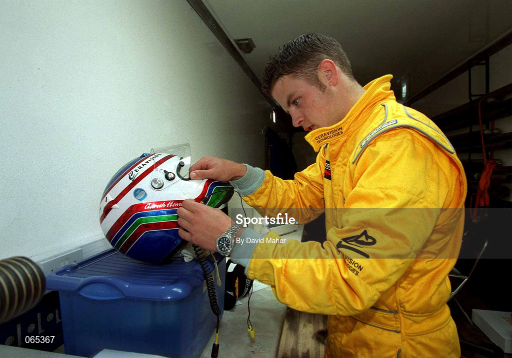 17 June 2001; Gareth Howell of Great Britain prepares ahead of competing in Round 5 of the British Touring Car Championship at Mondello Park in Naas, Kildare. Photo by David Maher/Sportsfile