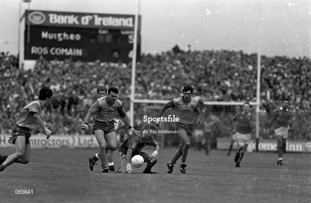 14 July 1991; A general view of the action during the Connacht Senior Football Championship Final match between Mayo and Roscommon at McHale Park in Castlebar, Mayo. Photo by Ray McManus/Sportsfile