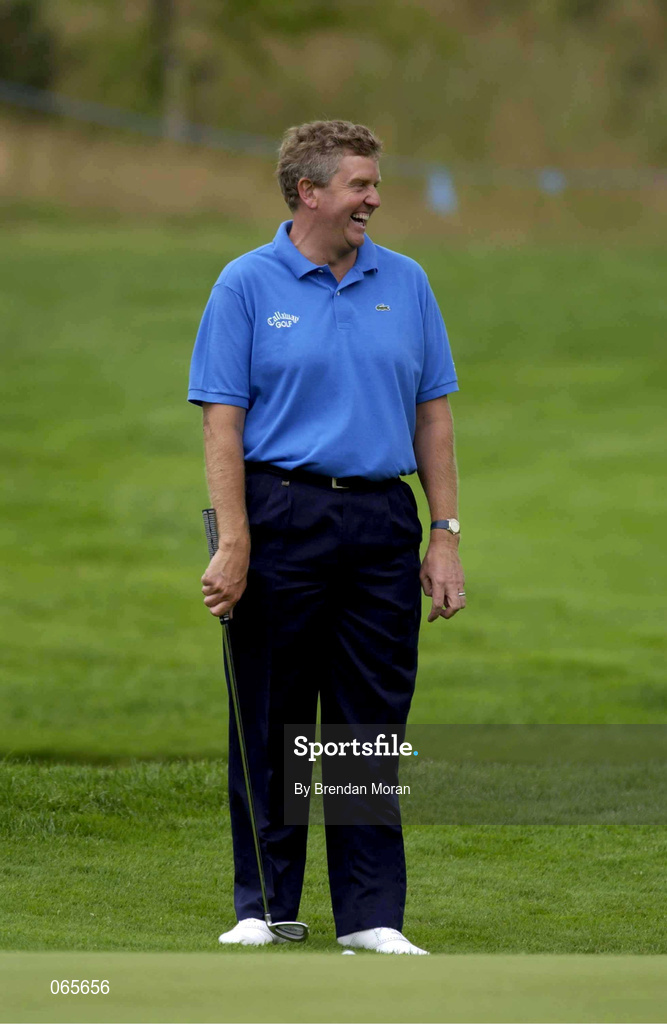 27 June 2001; Colin Montgomerie of Scotland during the Pro Am ahead of the Murphy's Irish Open Golf Championship at Fota Island Golf Club in Fota Island, Cork. Photo by Brendan Moran/Sportsfile