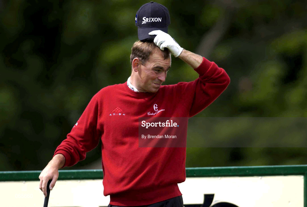 27 June 2001; Thomas Bjorn of Denmark during the Pro Am ahead of the Murphy's Irish Open Golf Championship at Fota Island Golf Club in Fota Island, Cork. Photo by Brendan Moran/Sportsfile