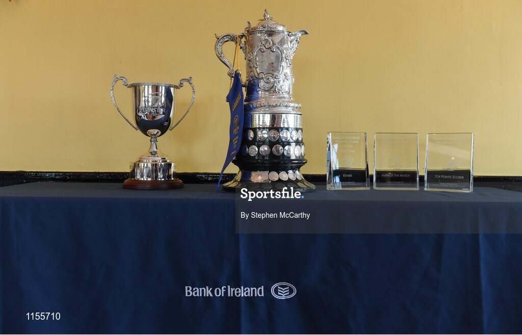 8 May 2016; A general view of the Bank of Ireland Provincial Towns Cup. Bank of Ireland Provincial Towns Cup, Final, Enniscorthy RFC v Wicklow RFC. Ashbourne RFC, Ashbourne, Co. Meath. Photo by Stephen McCarthy/Sportsfile