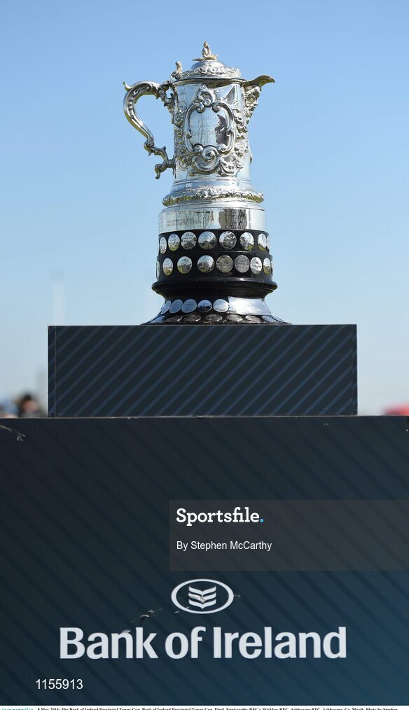 8 May 2016; The Bank of Ireland Provincial Towns Cup. Bank of Ireland Provincial Towns Cup, Final, Enniscorthy RFC v Wicklow RFC. Ashbourne RFC, Ashbourne, Co. Meath. Photo by Stephen McCarthy/Sportsfile