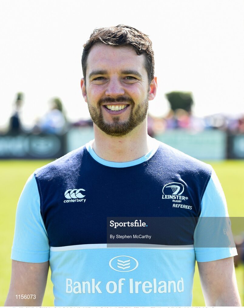 8 May 2016; Match official Grahame Douglas. Bank of Ireland Provincial Towns Cup, Final, Enniscorthy RFC v Wicklow RFC. Ashbourne RFC, Ashbourne, Co. Meath. Photo by Stephen McCarthy/Sportsfile
