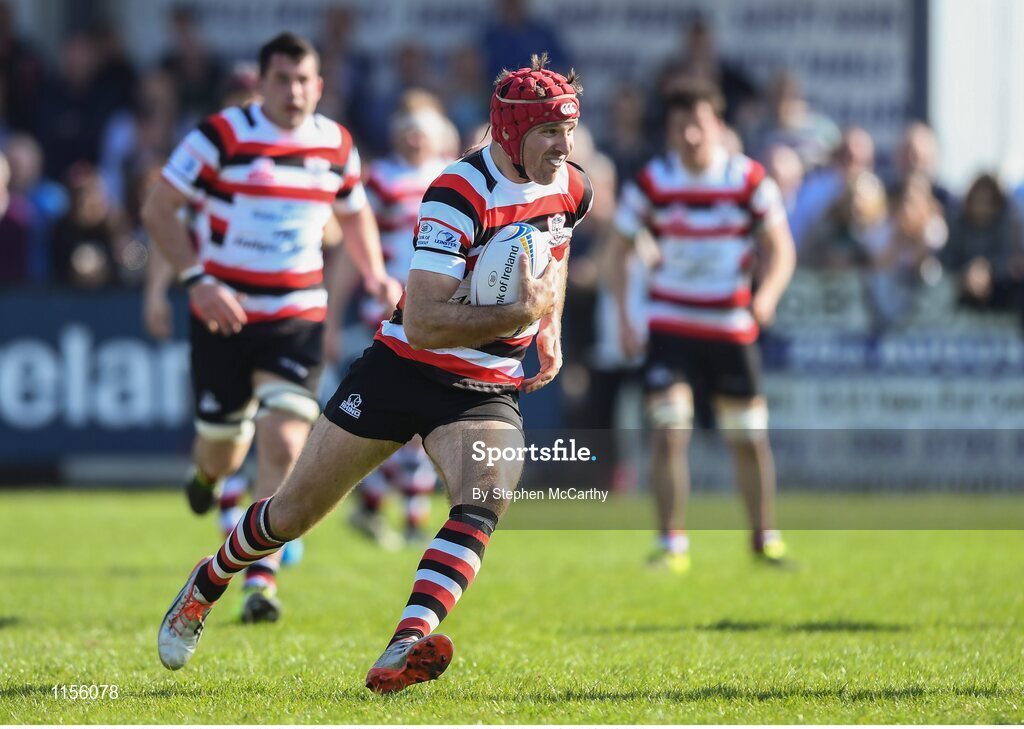 8 May 2016; Ross Barbour, Enniscorthy. Bank of Ireland Provincial Towns Cup, Final, Enniscorthy RFC v Wicklow RFC. Ashbourne RFC, Ashbourne, Co. Meath. Photo by Stephen McCarthy/Sportsfile