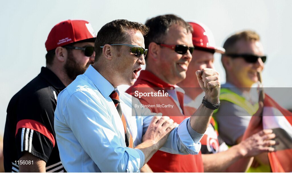 8 May 2016; Supporters during the game. Bank of Ireland Provincial Towns Cup, Final, Enniscorthy RFC v Wicklow RFC. Ashbourne RFC, Ashbourne, Co. Meath. Photo by Stephen McCarthy/Sportsfile