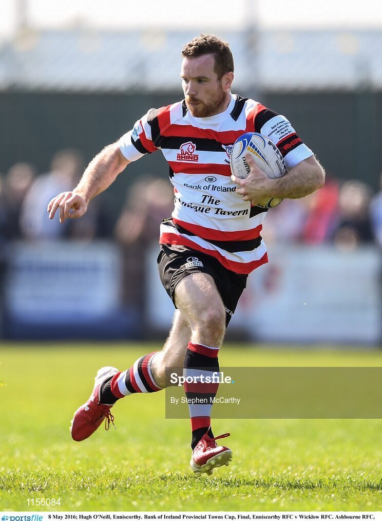 8 May 2016; Hugh O'Neill, Enniscorthy. Bank of Ireland Provincial Towns Cup, Final, Enniscorthy RFC v Wicklow RFC. Ashbourne RFC, Ashbourne, Co. Meath. Photo by Stephen McCarthy/Sportsfile