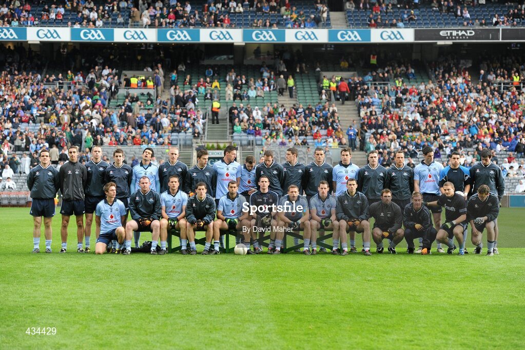 13 June 2010; The Dublin squad. Leinster GAA Football Senior Championship Quarter-Final, Dublin v Wexford, Croke Park, Dublin. Picture credit: David Maher / SPORTSFILE