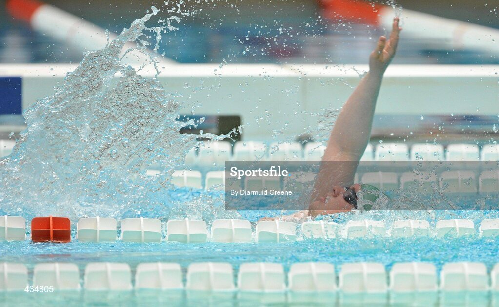 13 June 2010; Derek Gavin, from Headford, Co. Galway, Connaught, on his way to winning the Mixed 200m Backstroke division 1 Final at the 2010 Special Olympics Ireland Games. University of Limerick, Limerick. Picture credit: Diarmuid Greene / SPORTSFILE