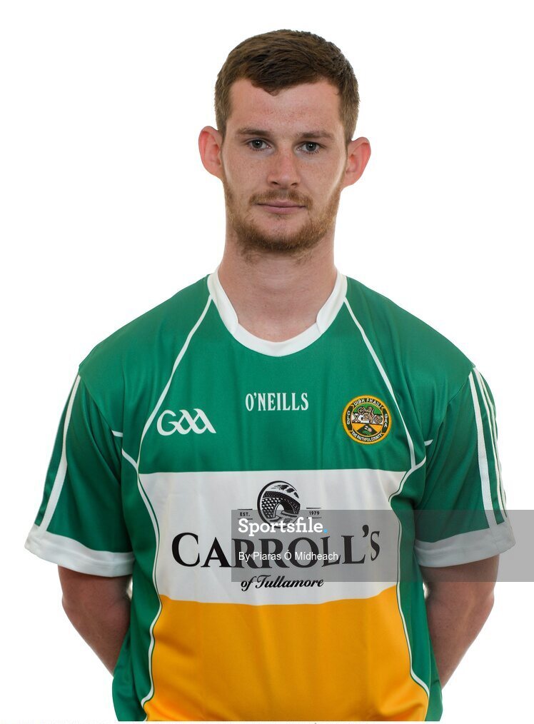 15 May 2016; Offaly's Seán Cleary. Offaly Hurling Squad Portraits. St Rynagh's GAA Club, Banagher, Offaly.  Picture credit: Piaras Ó Mídheach / SPORTSFILE