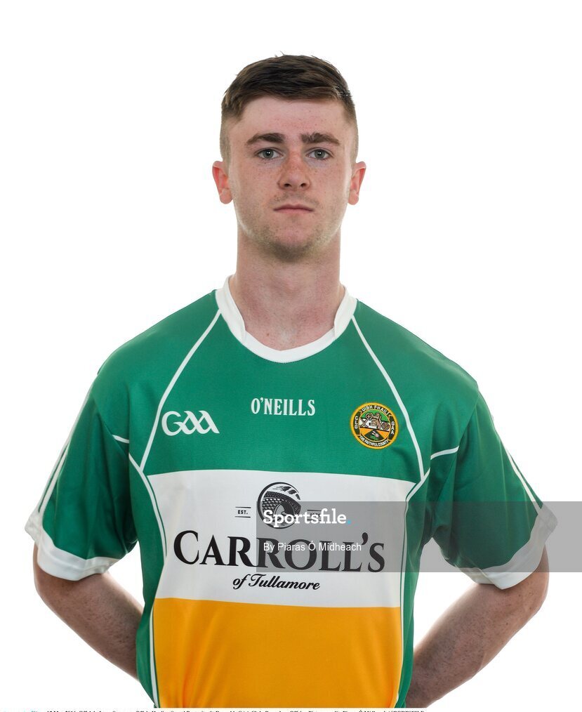 15 May 2016; Offaly's Jason Sampson. Offaly Hurling Squad Portraits. St Rynagh's GAA Club, Banagher, Offaly.  Picture credit: Piaras Ó Mídheach / SPORTSFILE