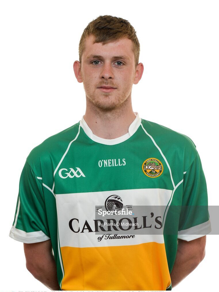 15 May 2016; Offaly's Paddy Rigney. Offaly Hurling Squad Portraits. St Rynagh's GAA Club, Banagher, Offaly.  Picture credit: Piaras Ó Mídheach / SPORTSFILE