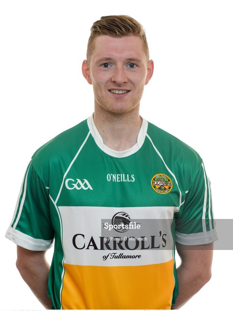 15 May 2016; Offaly's Gerry Spollen. Offaly Hurling Squad Portraits. St Rynagh's GAA Club, Banagher, Offaly.  Picture credit: Piaras Ó Mídheach / SPORTSFILE